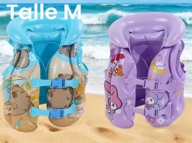 Chaleco inflable decorado personajes 